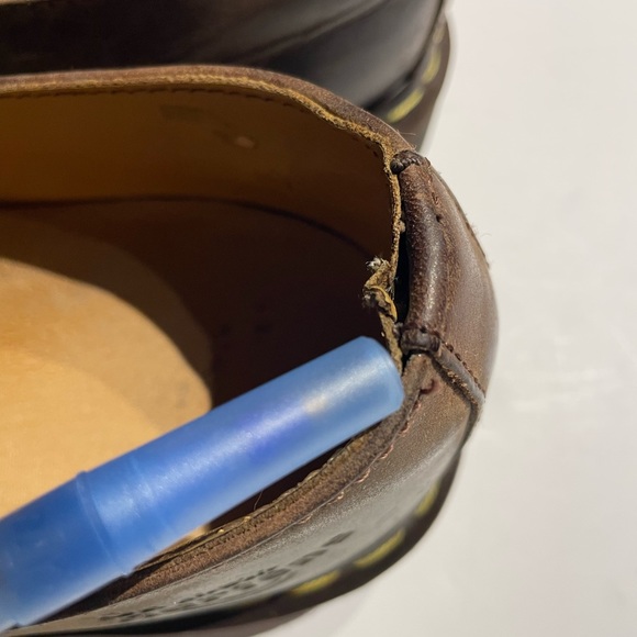 Dr. Martens Brown Leather Oxfords - Picture 9 of 12